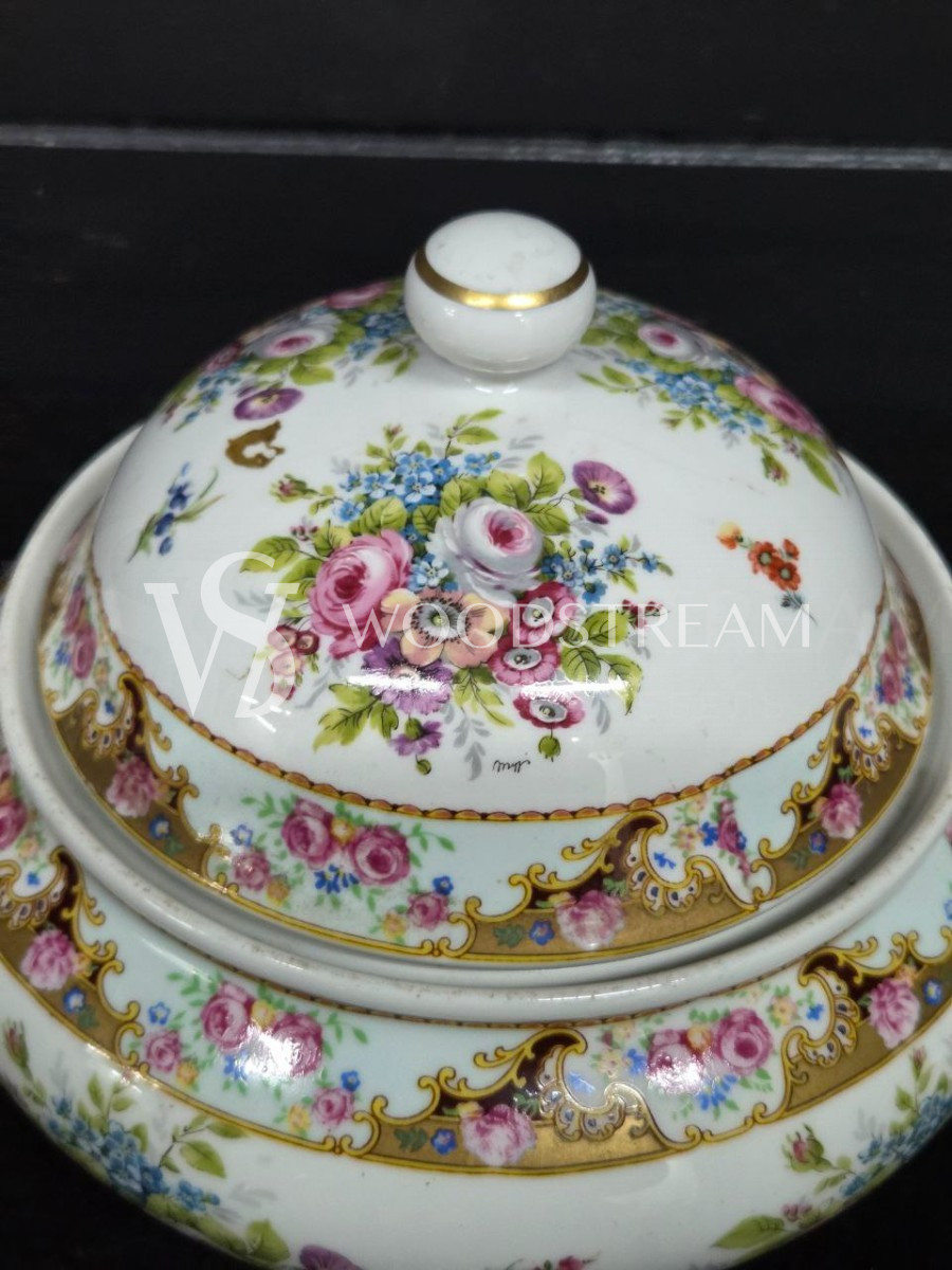 Блюдо с крышкой/Супница и Тарелка винтажная Bavaria