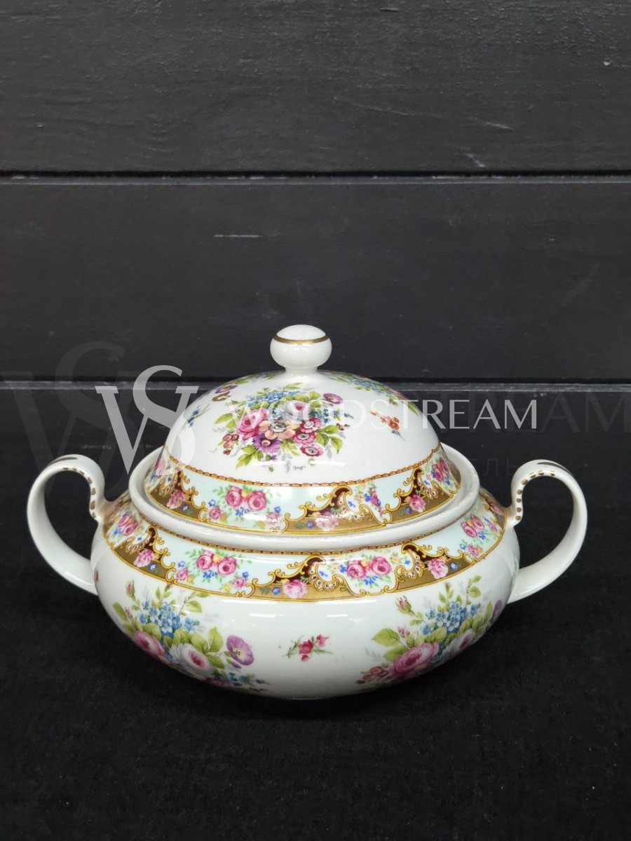 Блюдо с крышкой/Супница и Тарелка винтажная Bavaria