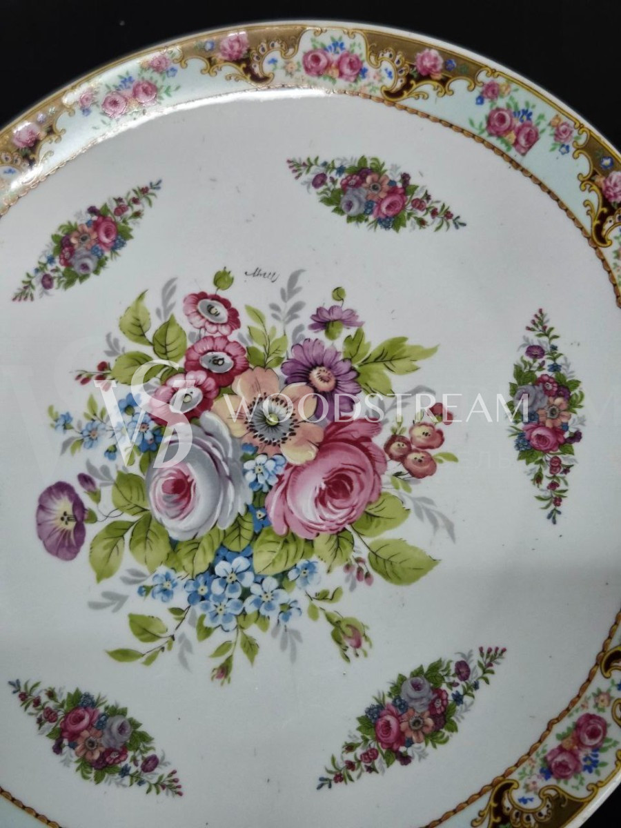 Блюдо с крышкой/Супница и Тарелка винтажная Bavaria