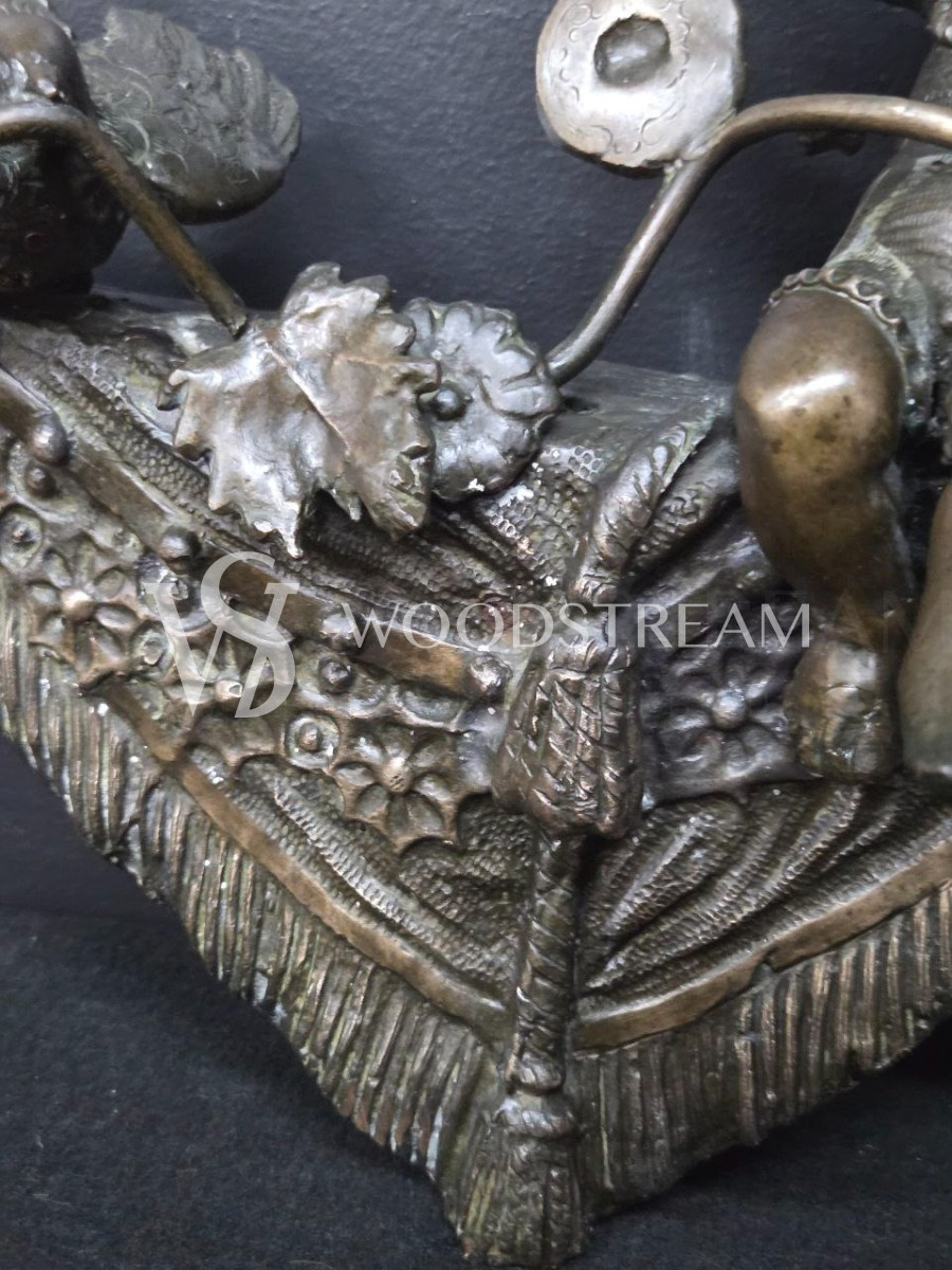 Декоративный элемент/Накладка с путти/Музыкант 2 штуки