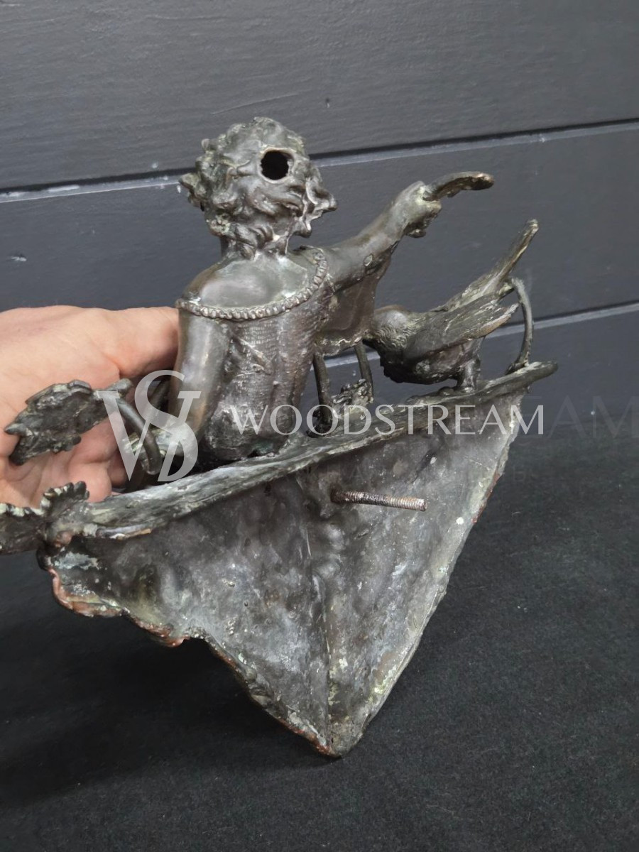 Декоративный элемент/Накладка с путти/Музыкант 2 штуки