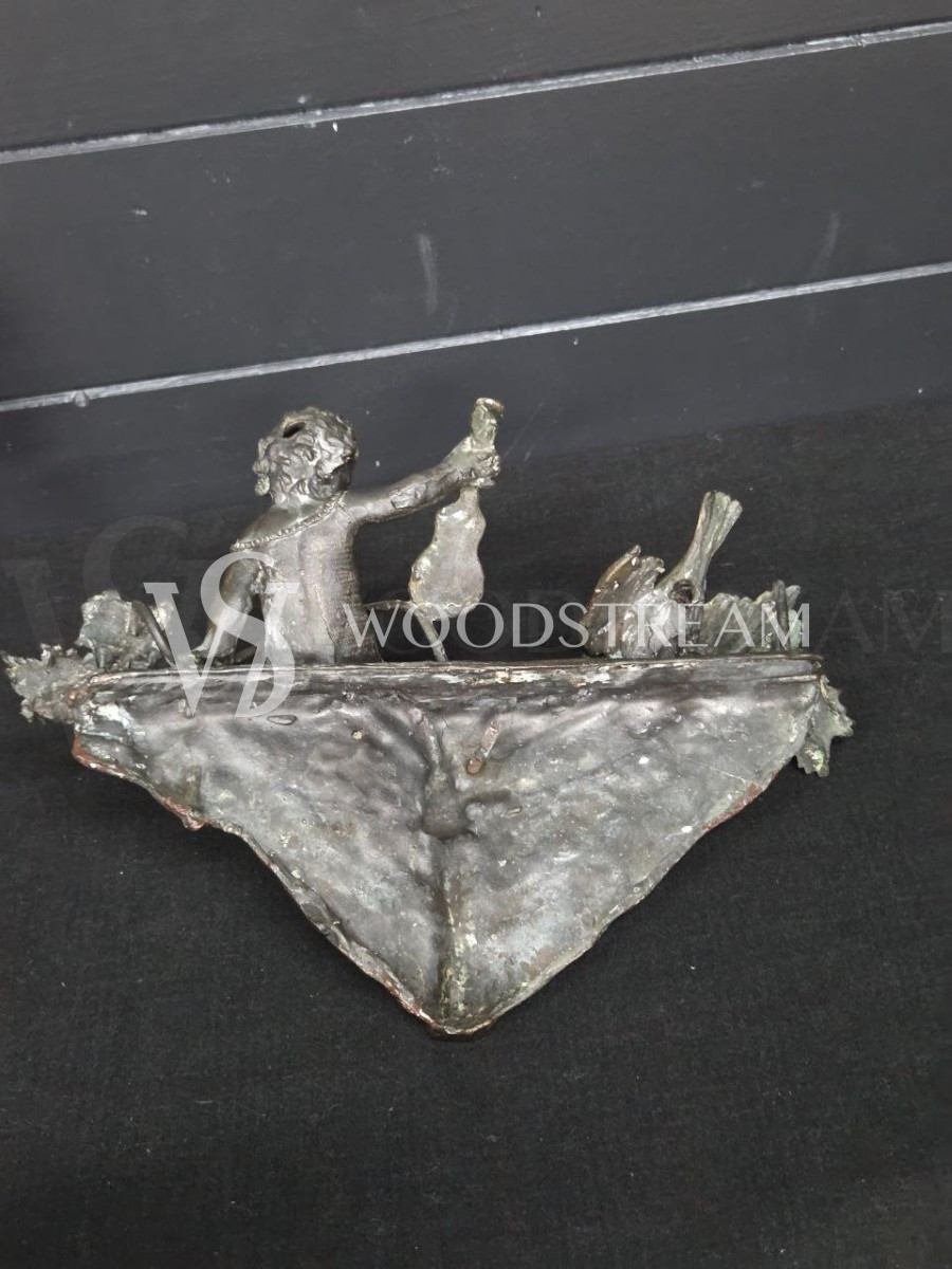 Декоративный элемент/Накладка с путти/Музыкант 2 штуки