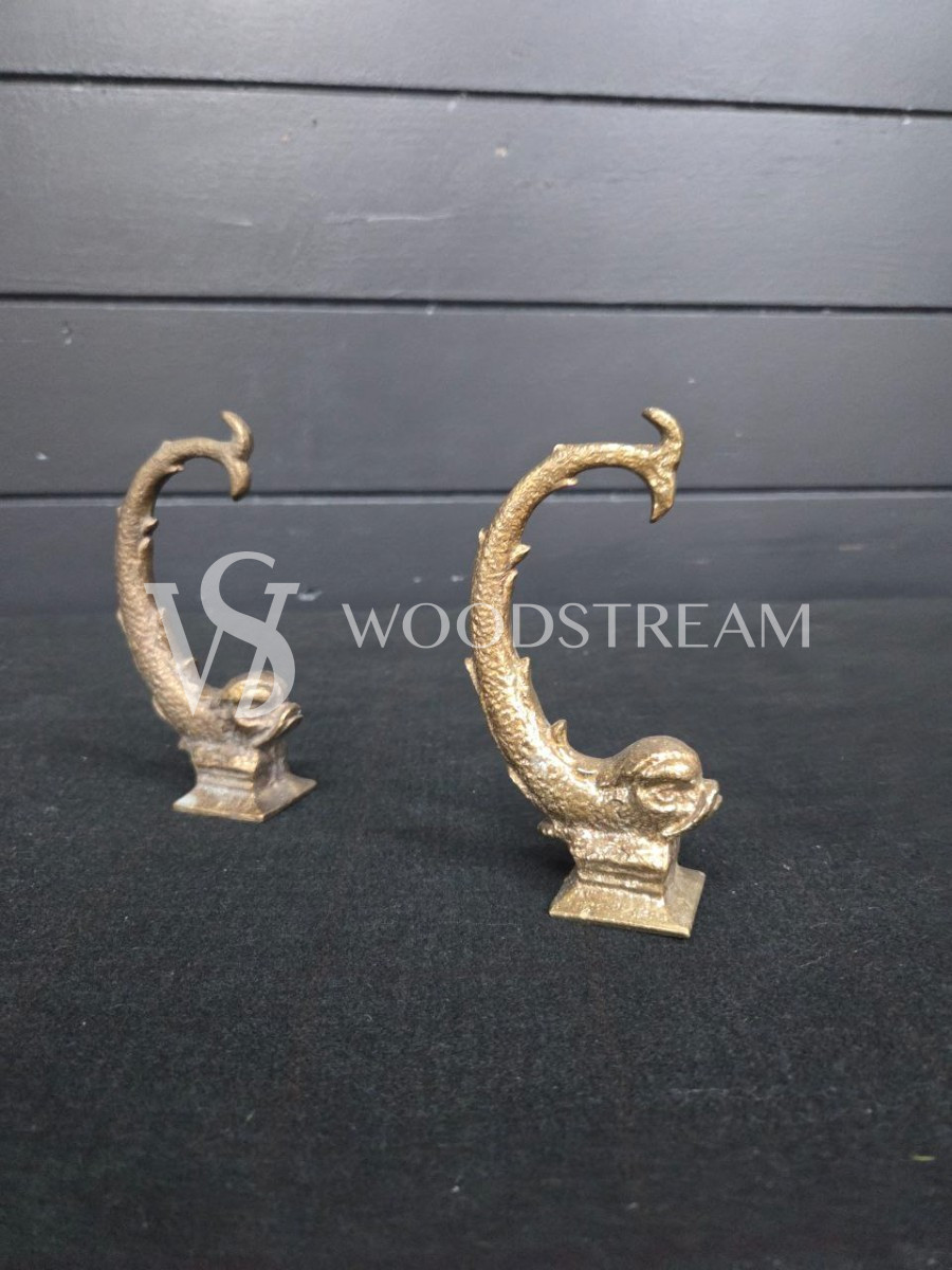 Декоративный элемент/Фурнитура/Крючок/Вешалка в стиле ампир 2 штуки