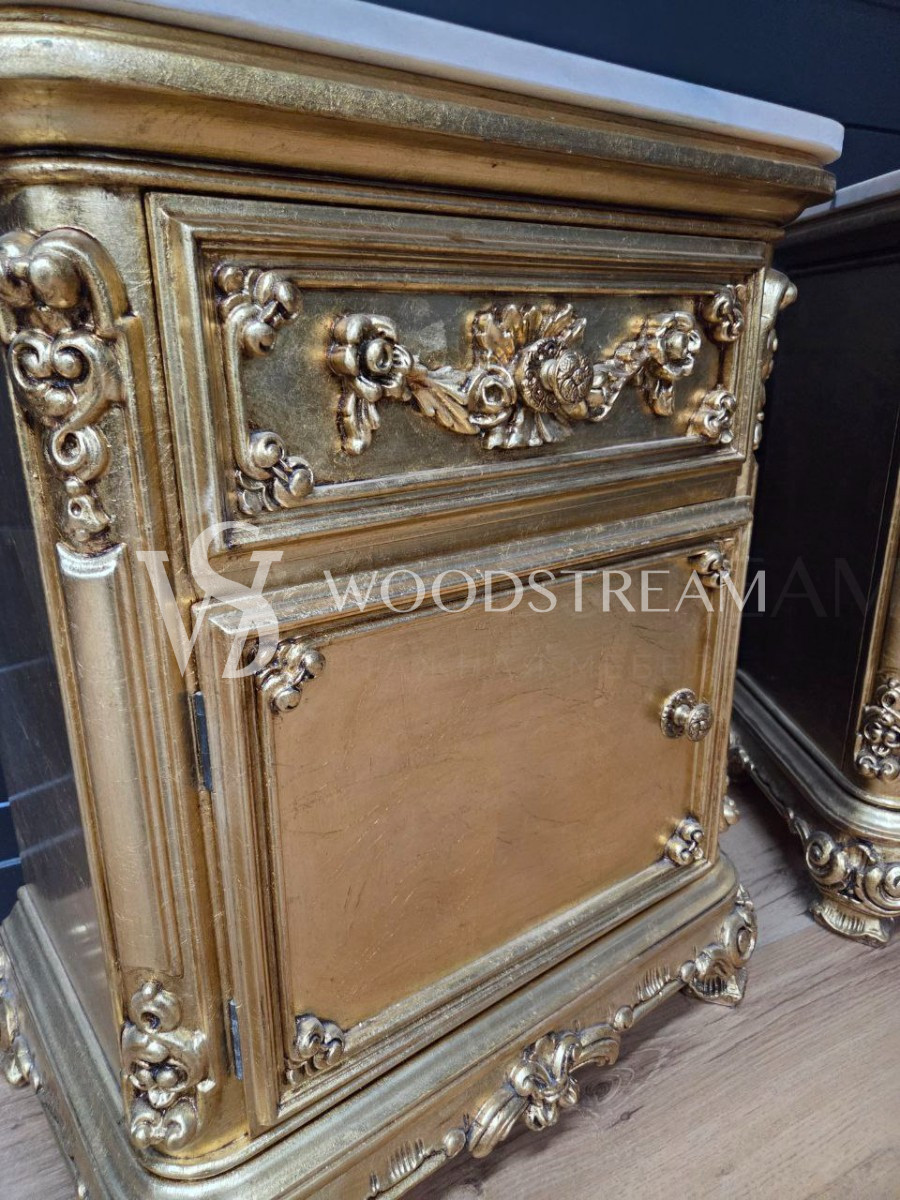 Тумба прикроватная в стиле венецианского барокко 2 штуки