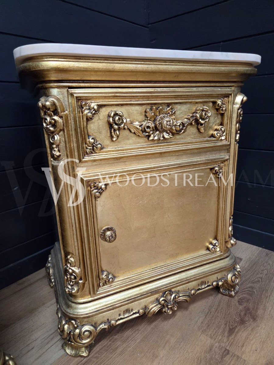 Тумба прикроватная в стиле венецианского барокко 2 штуки