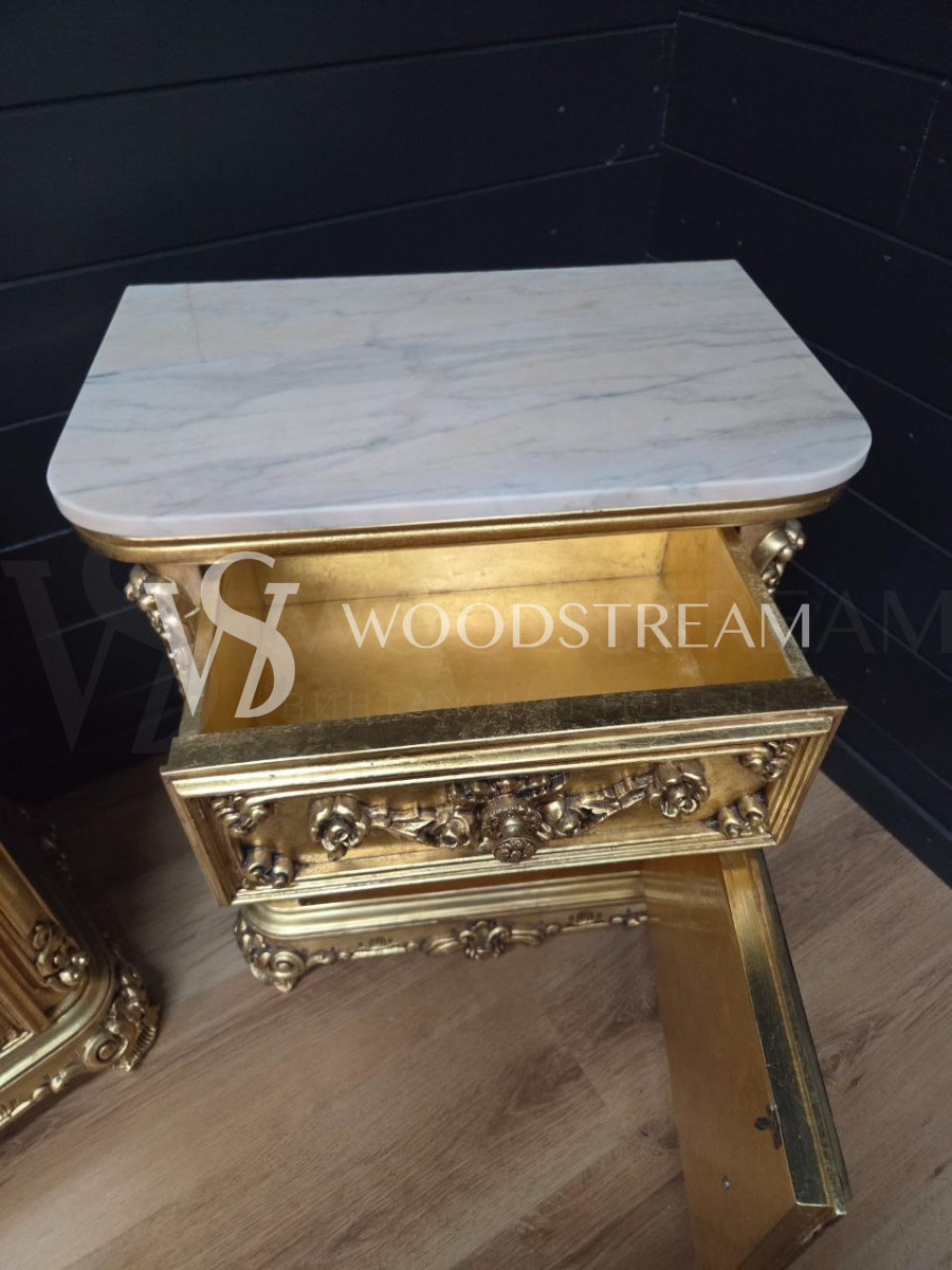 Тумба прикроватная в стиле венецианского барокко 2 штуки