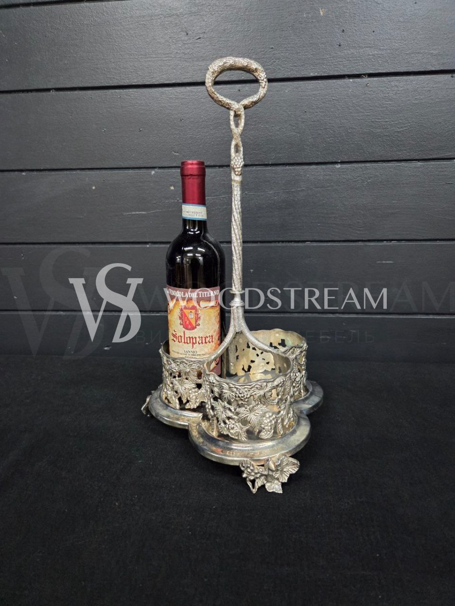 Подставка для бутылок винтажная