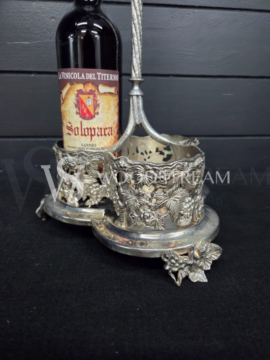 Подставка для бутылок винтажная