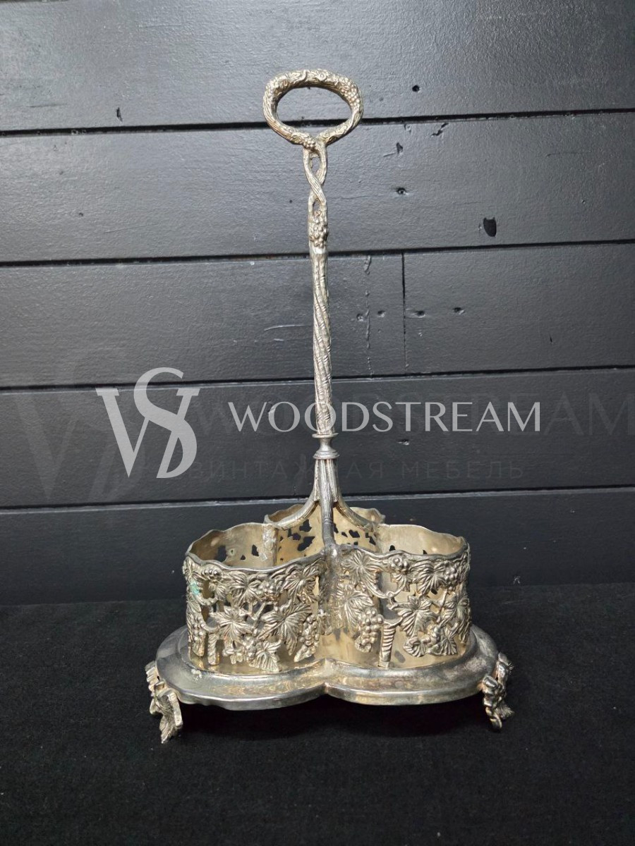 Подставка для бутылок винтажная