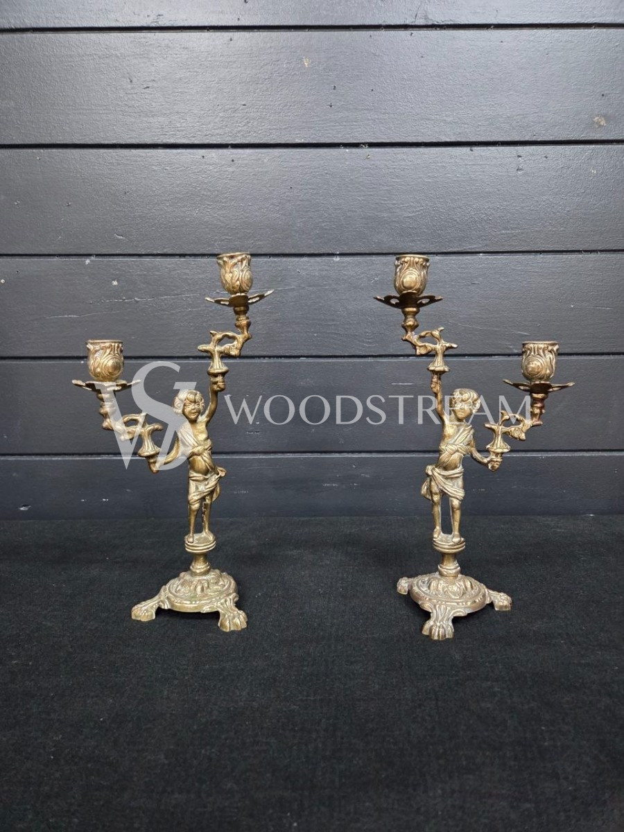 Подсвечник с путти 2 штуки