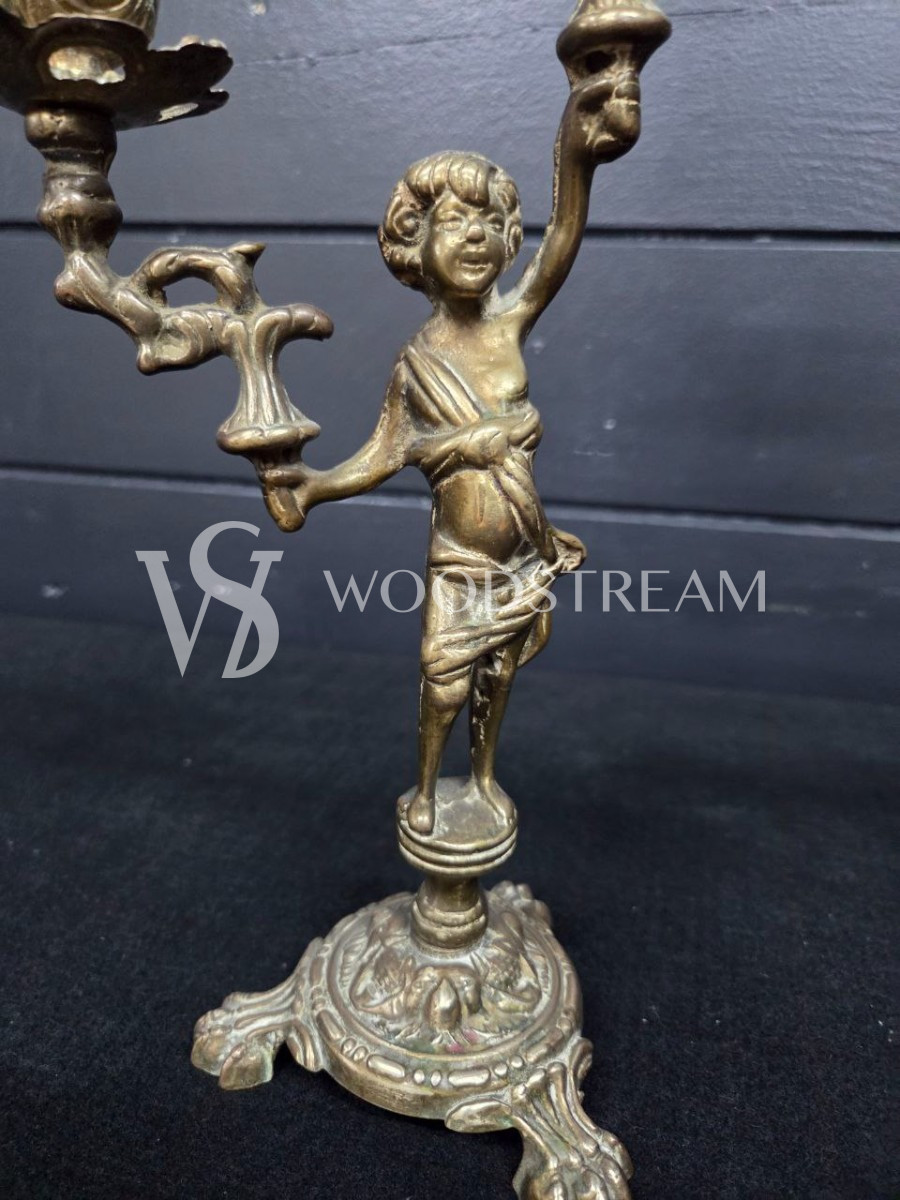 Подсвечник с путти 2 штуки