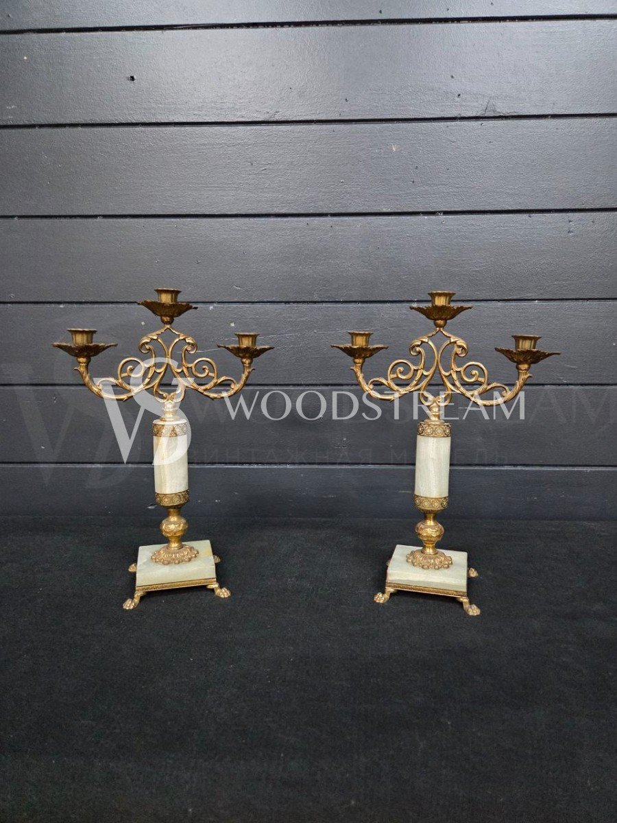 Подсвечник в стиле ампир 2 штуки