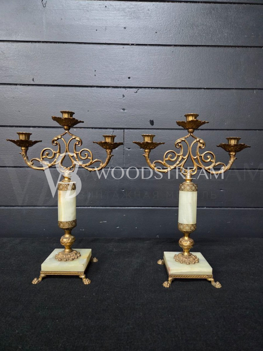 Подсвечник в стиле ампир 2 штуки