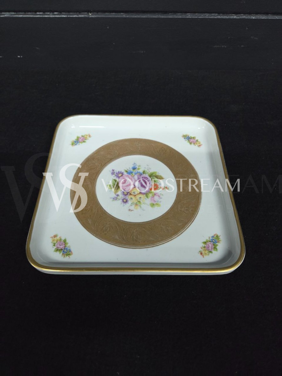 Тарелка декоративная винтажная