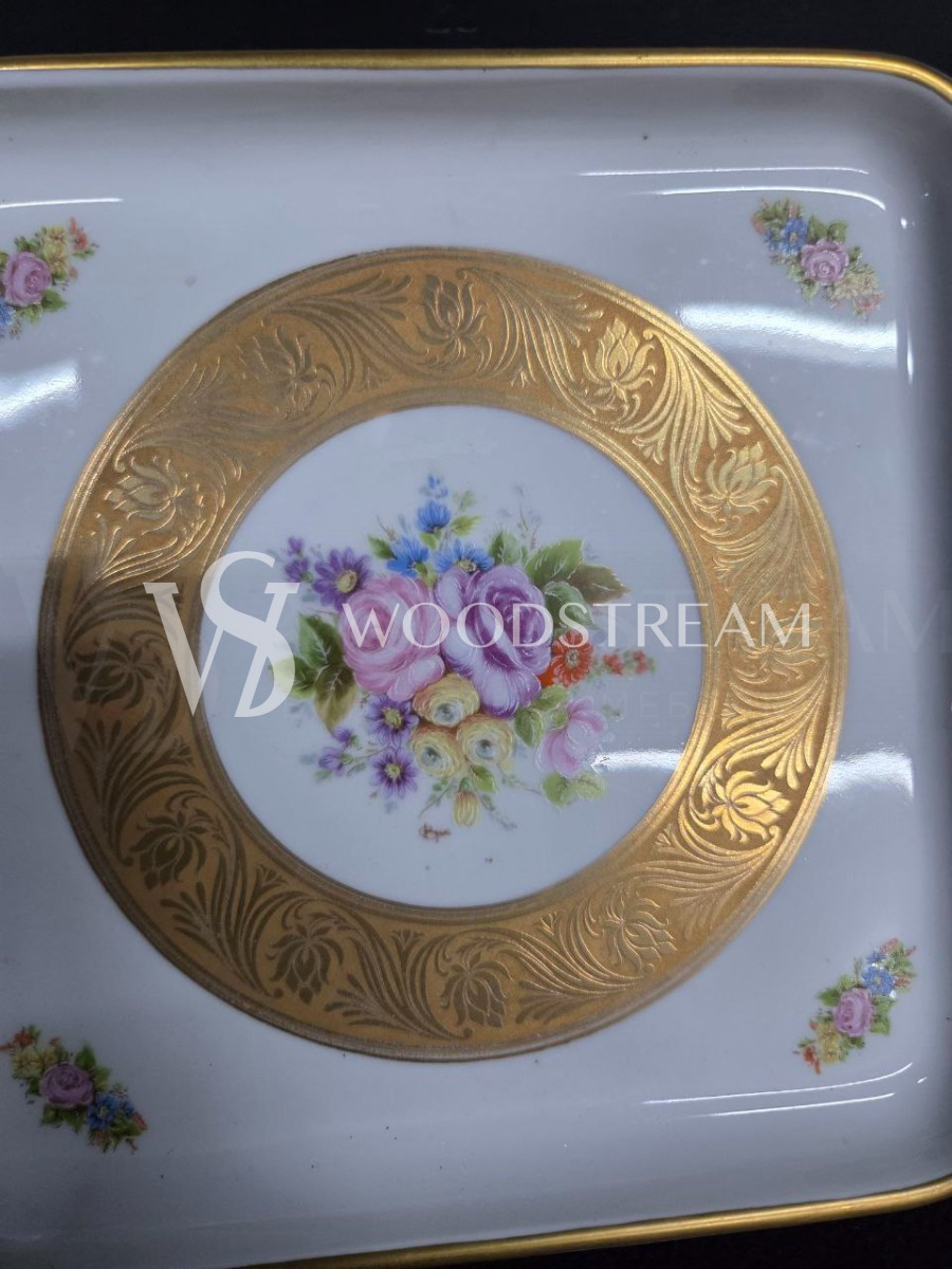 Тарелка декоративная винтажная