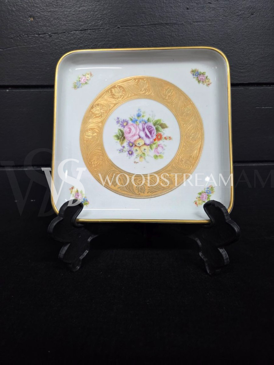 Тарелка декоративная винтажная