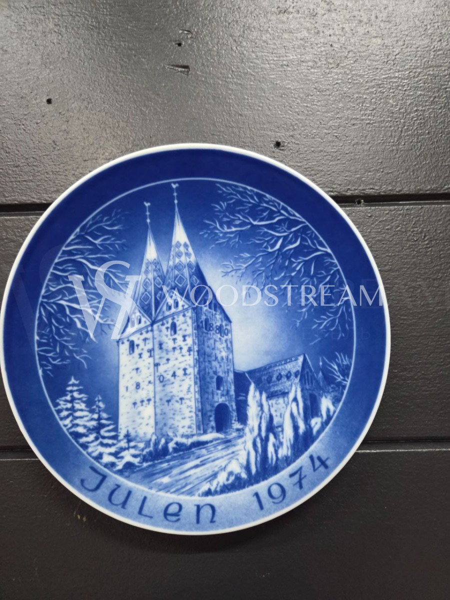 Комплект: Тарелка декоративная в стиле Делф 4 штуки