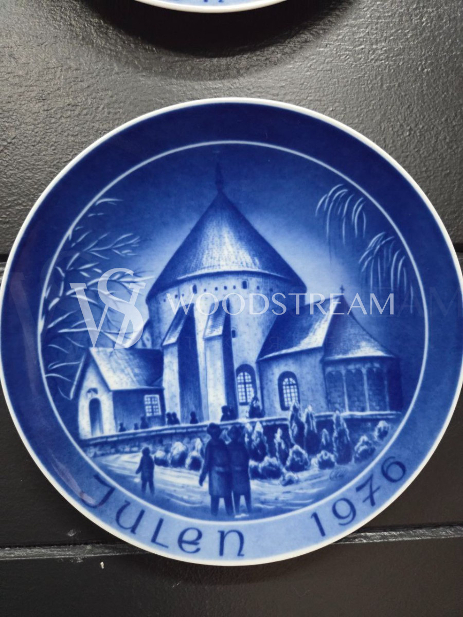 Комплект: Тарелка декоративная в стиле Делф 4 штуки