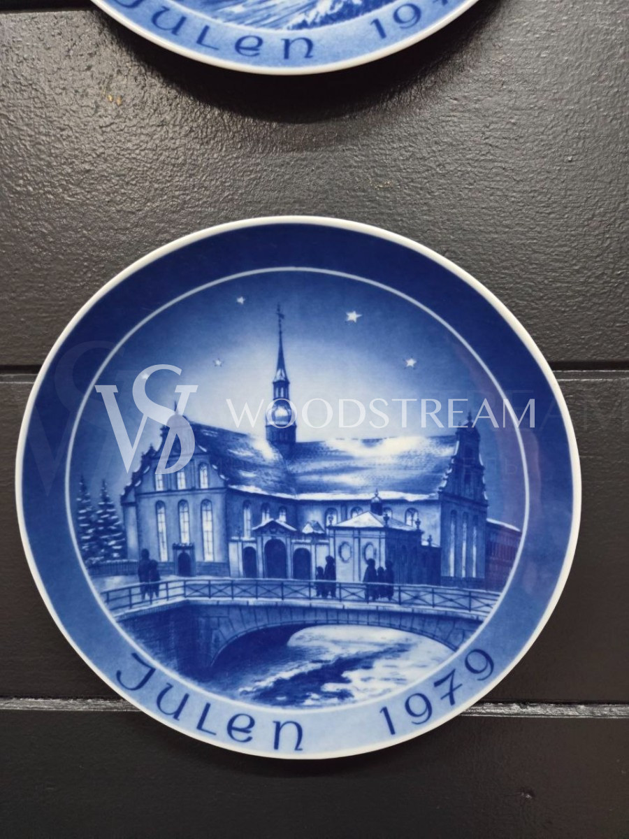 Комплект: Тарелка декоративная в стиле Делф 4 штуки