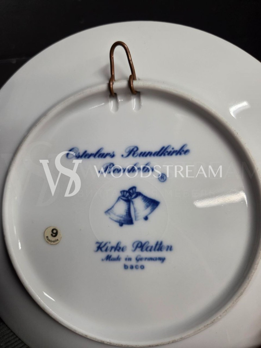 Комплект: Тарелка декоративная в стиле Делф 4 штуки