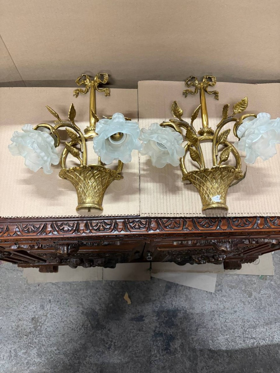 Бра в стиле Людовика XVI 2 штуки