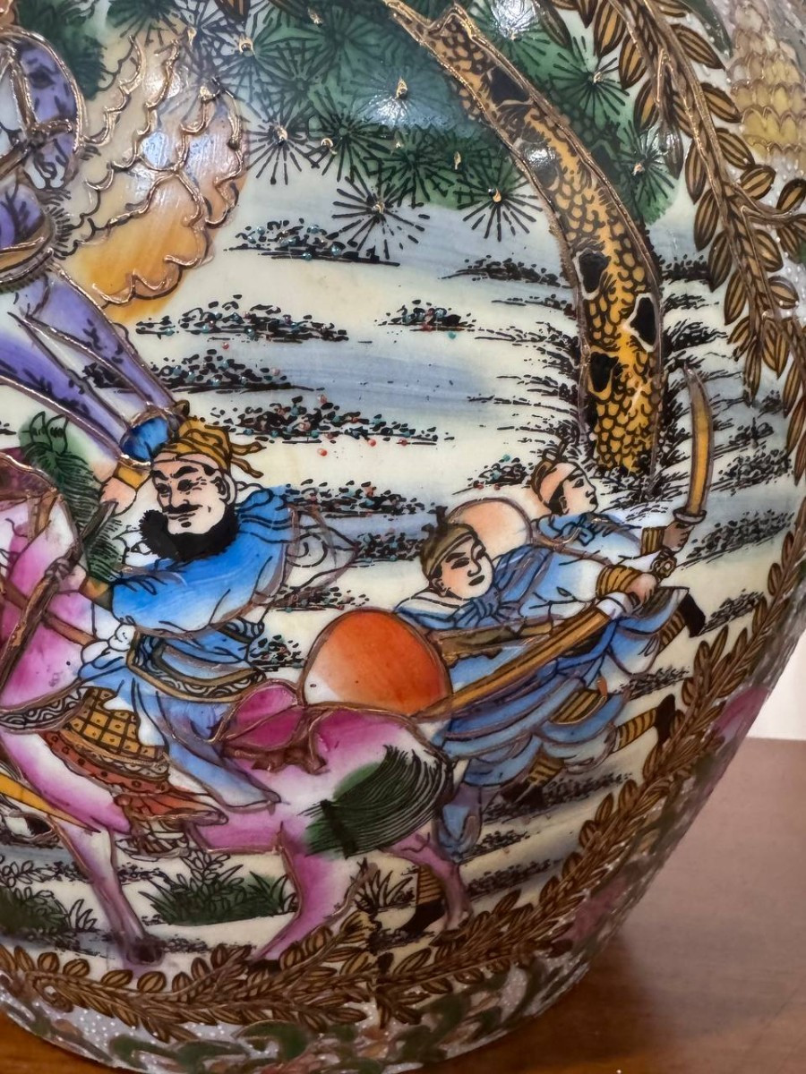 Кашпо/Вазон в стиле шинуазри 2 штуки