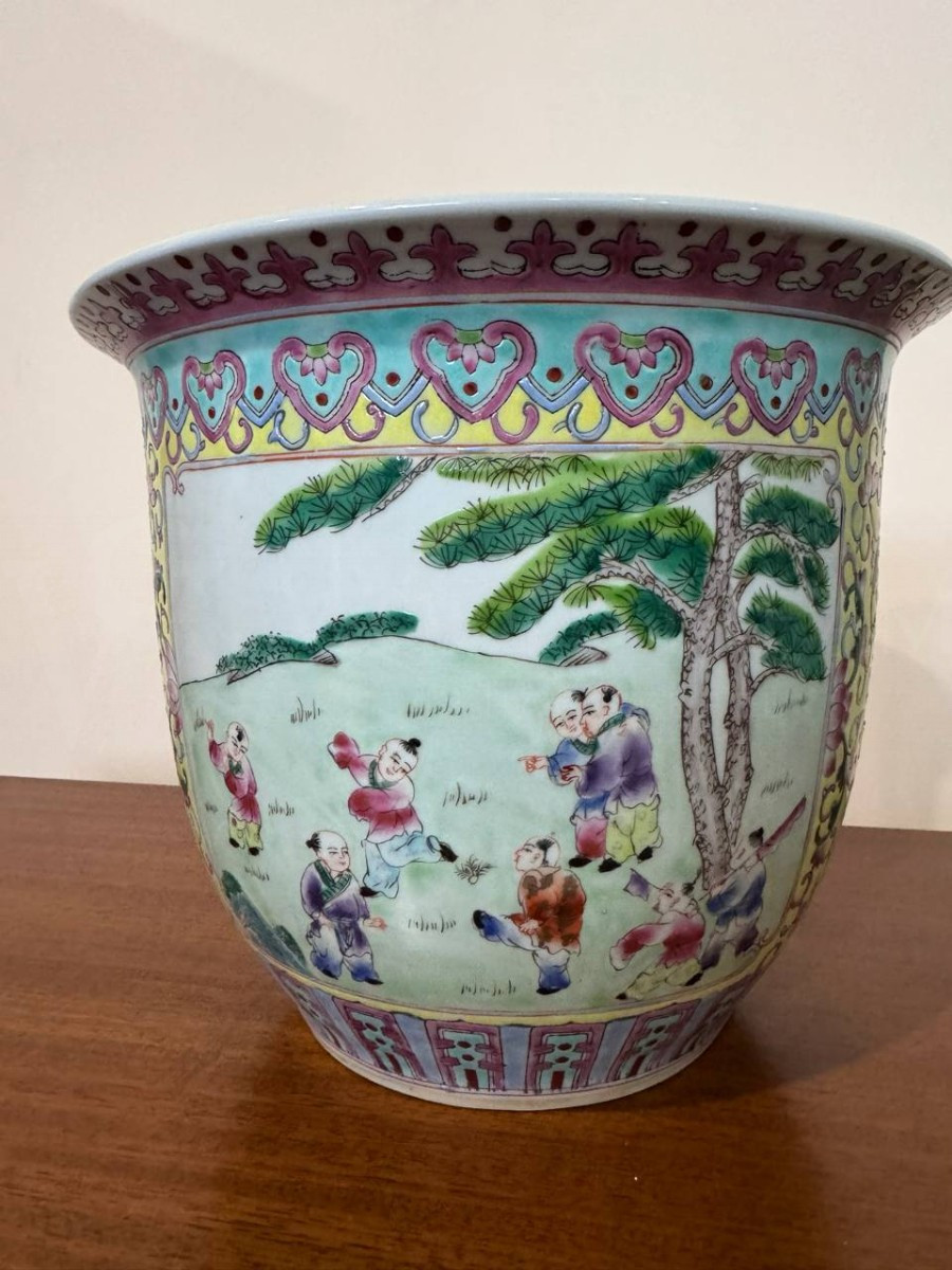 Кашпо/Вазон в стиле шинуазри 2 штуки