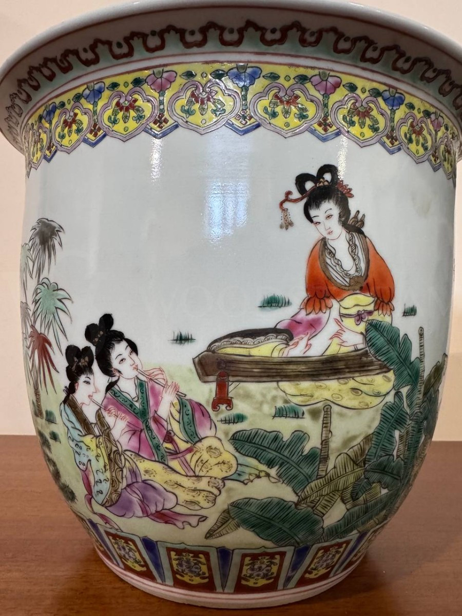 Кашпо/Вазон в стиле шинуазри 2 штуки