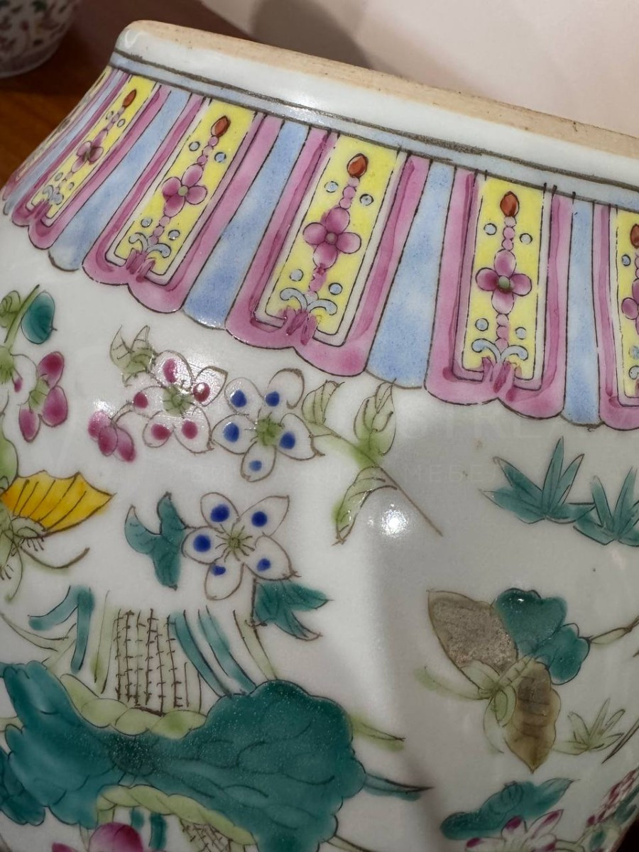 Кашпо/Вазон в стиле шинуазри 2 штуки