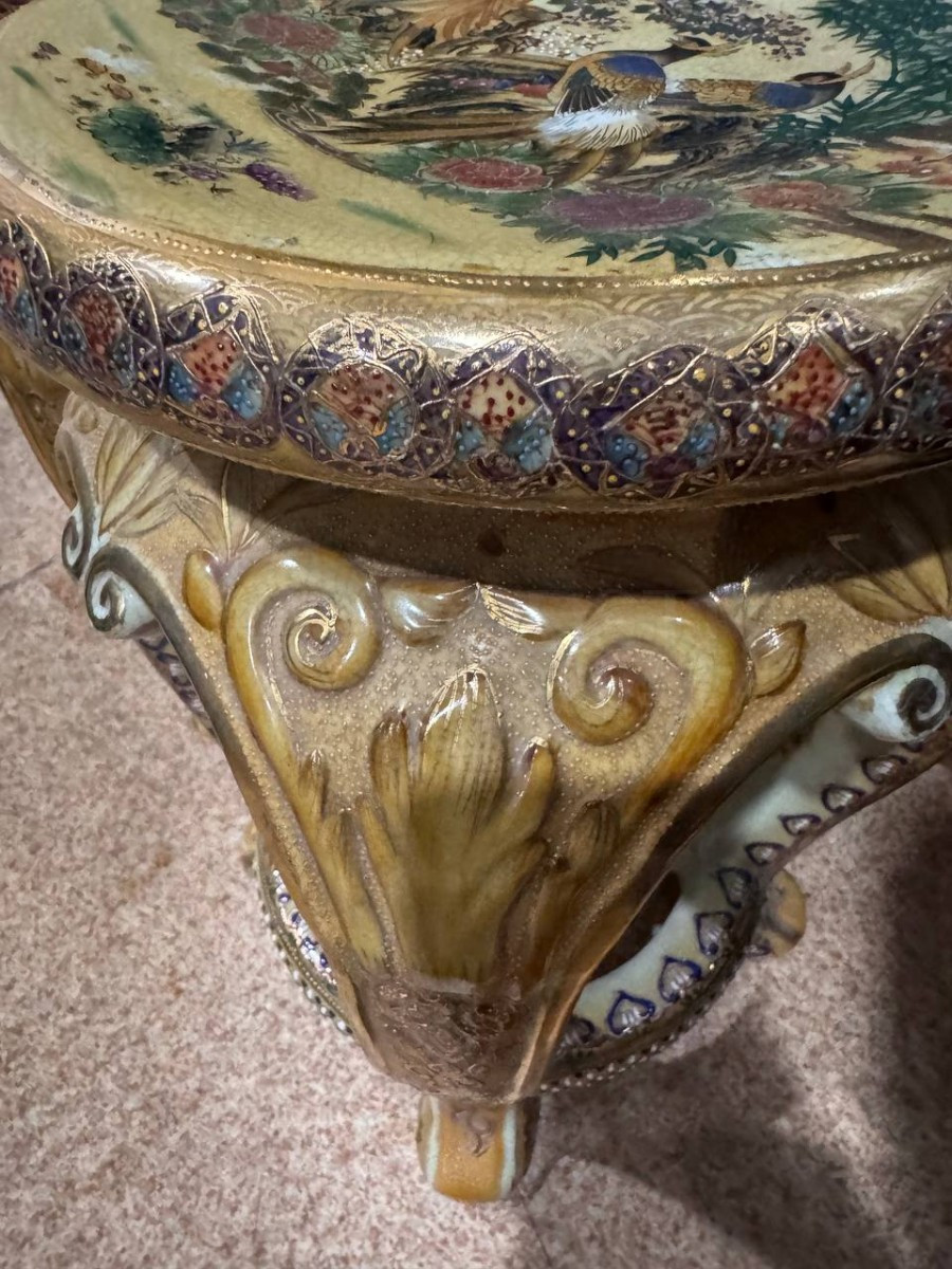 Комплект: Ваза на подставке Сацума 2 штуки