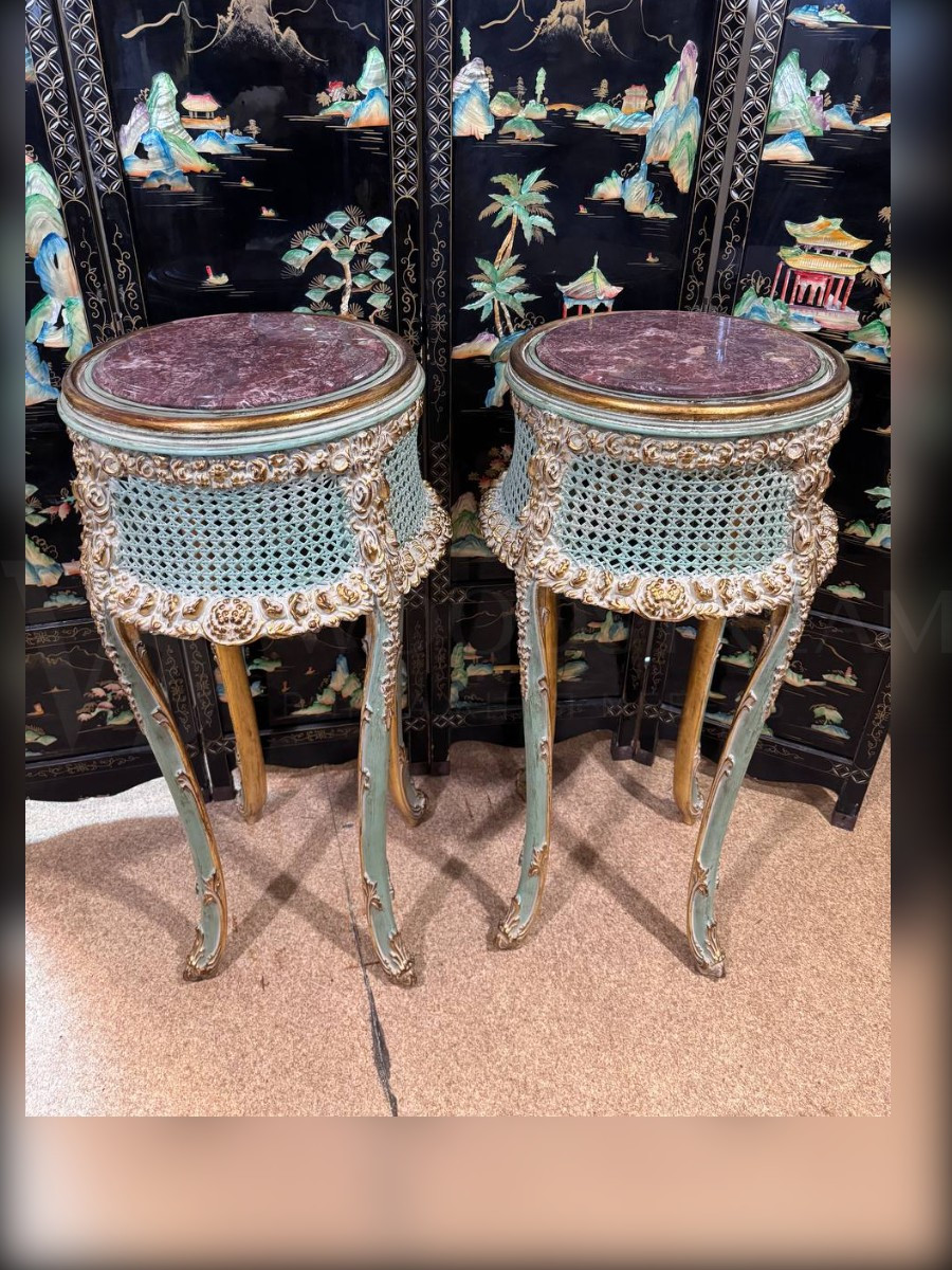 Жардиньерка/Подставка в стиле венецианского барокко 2 штуки