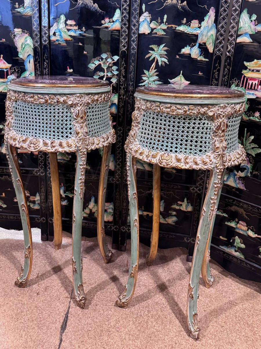 Жардиньерка/Подставка в стиле венецианского барокко 2 штуки