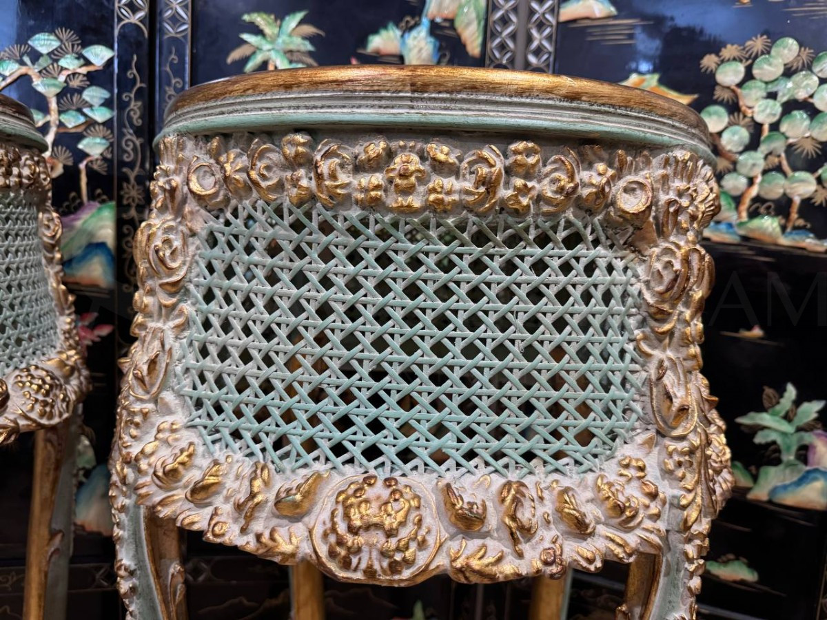 Жардиньерка/Подставка в стиле венецианского барокко 2 штуки