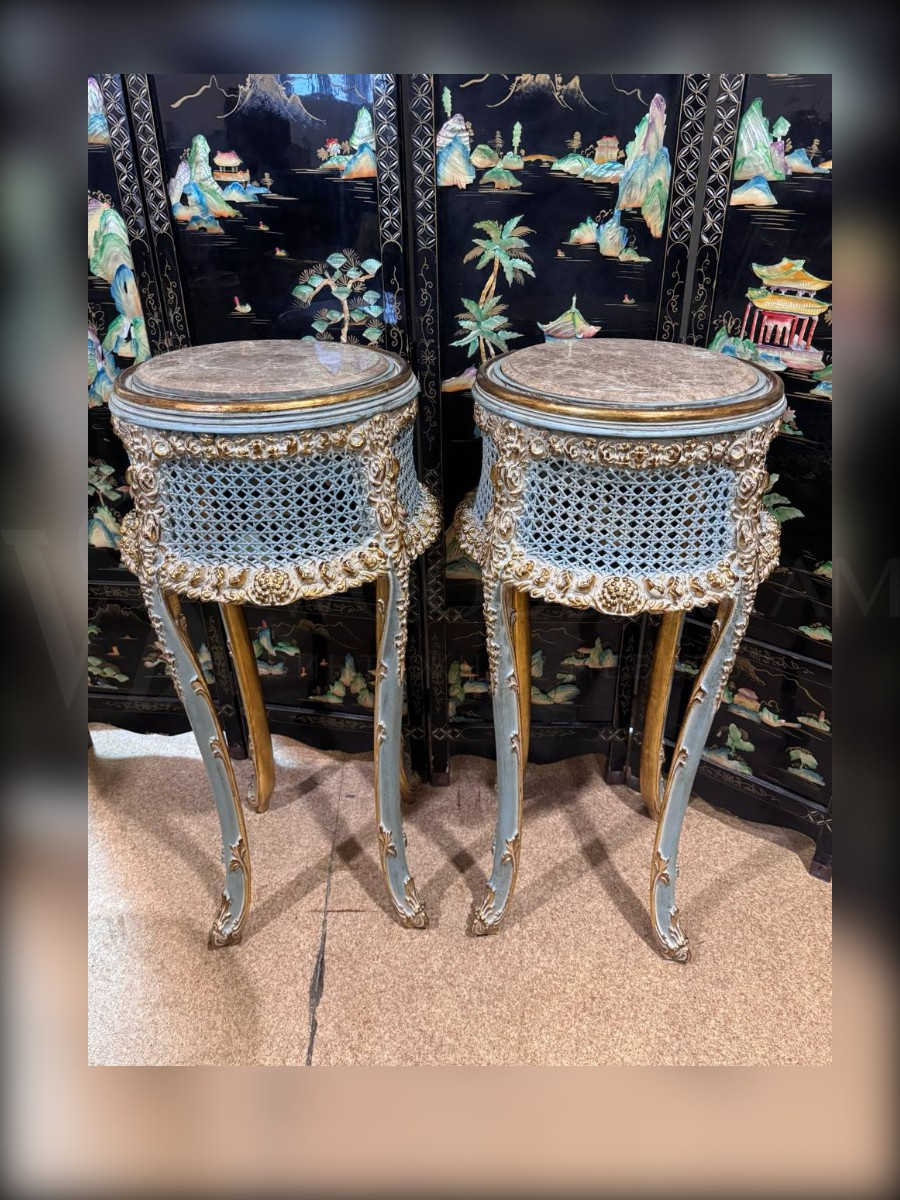 Жардиньерка/Подставка в стиле венецианского барокко 2 штуки