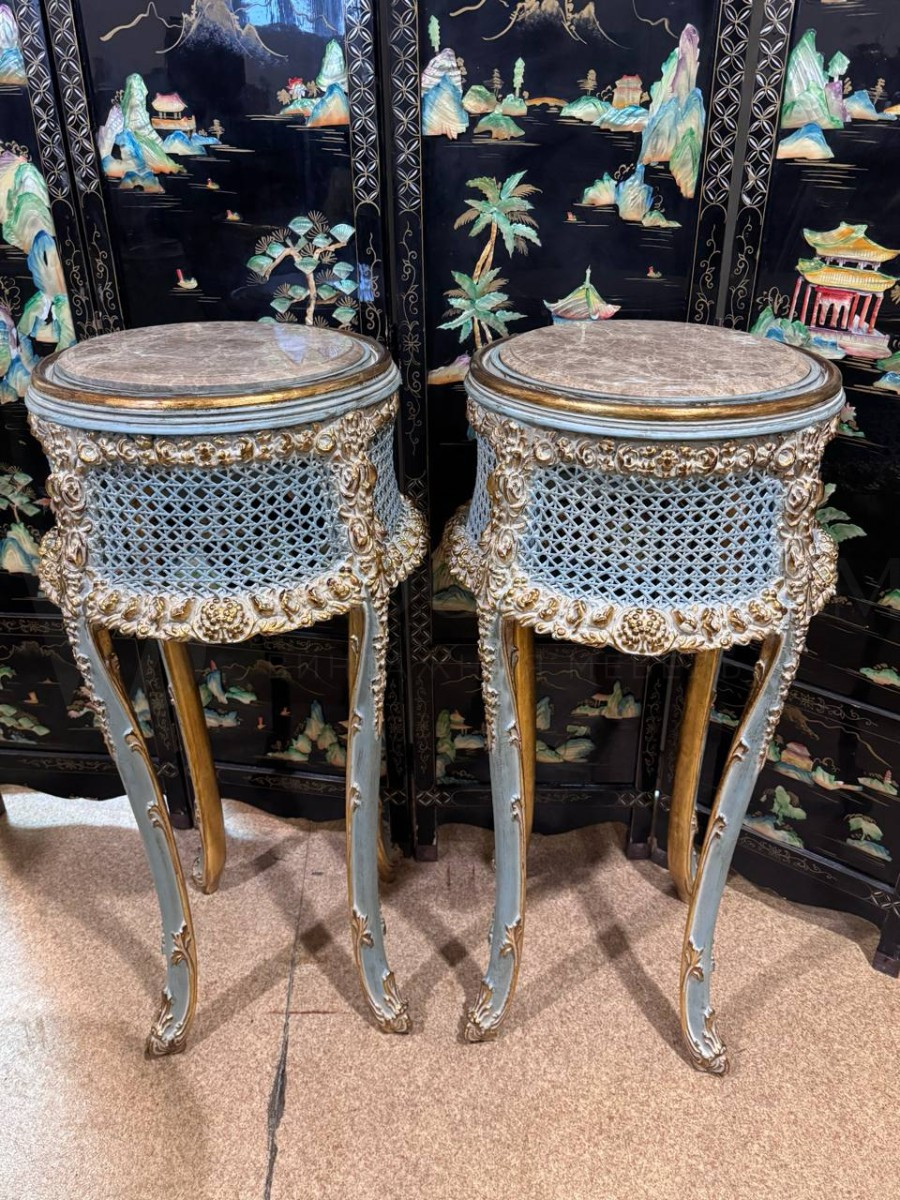 Жардиньерка/Подставка в стиле венецианского барокко 2 штуки