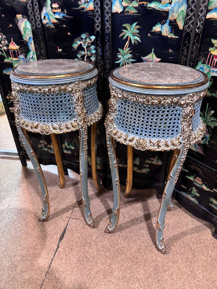 Жардиньерка/Подставка в стиле венецианского барокко 2 штуки