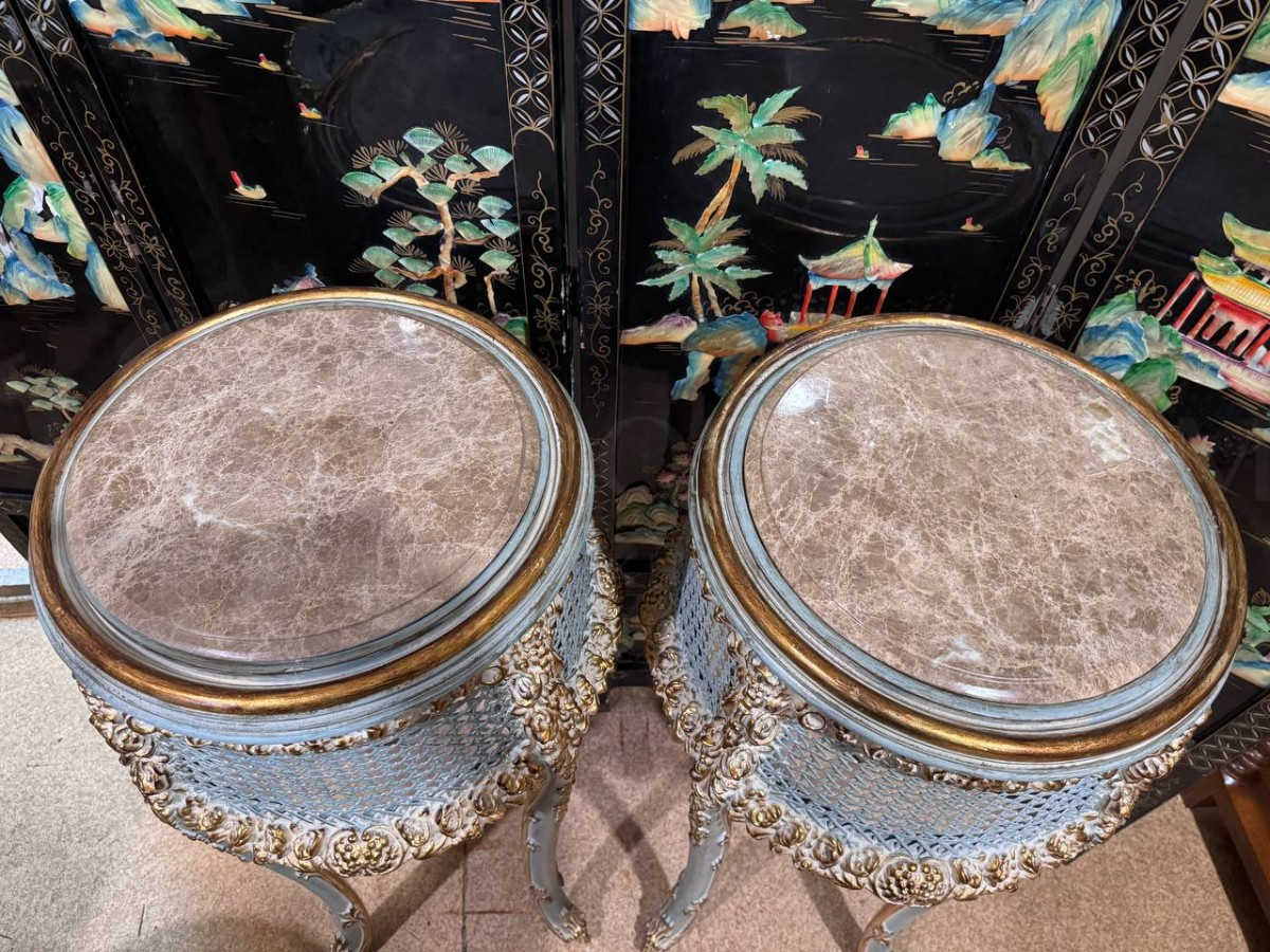 Жардиньерка/Подставка в стиле венецианского барокко 2 штуки