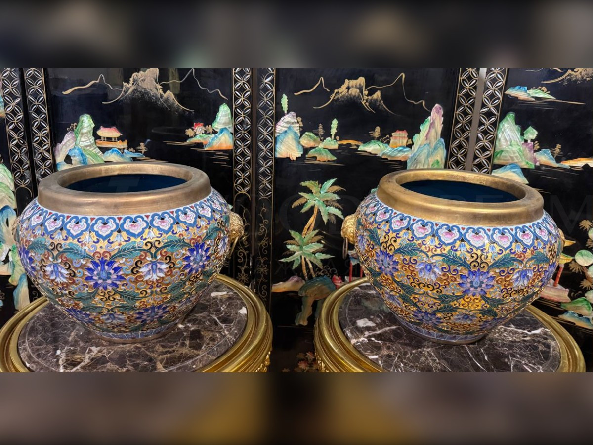 Кашпо/Вазон Клуазоне 2 штуки