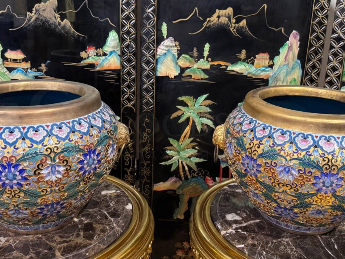 Кашпо/Вазон Клуазоне 2 штуки