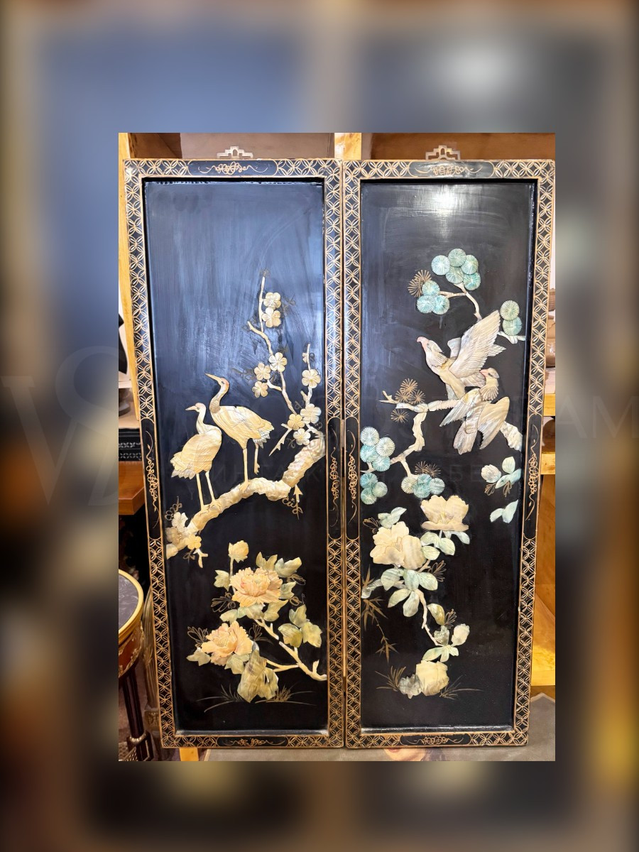 Картина/Панно в стиле шинуазри 2 штуки