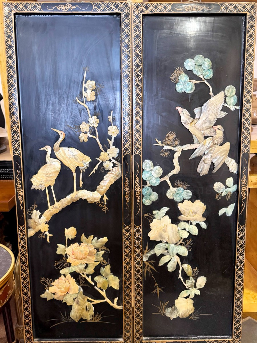 Картина/Панно в стиле шинуазри 2 штуки