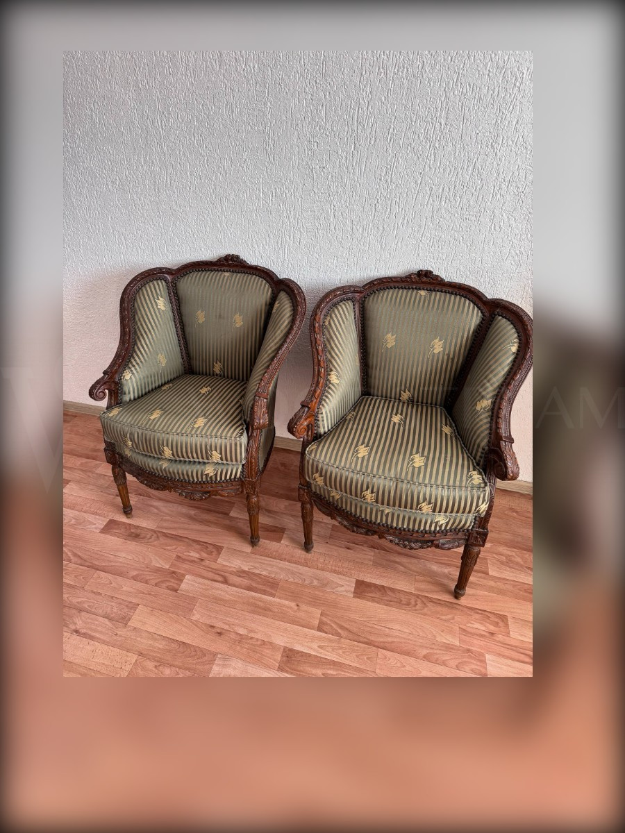 Кресло в стиле Людовика XVI 2 штуки