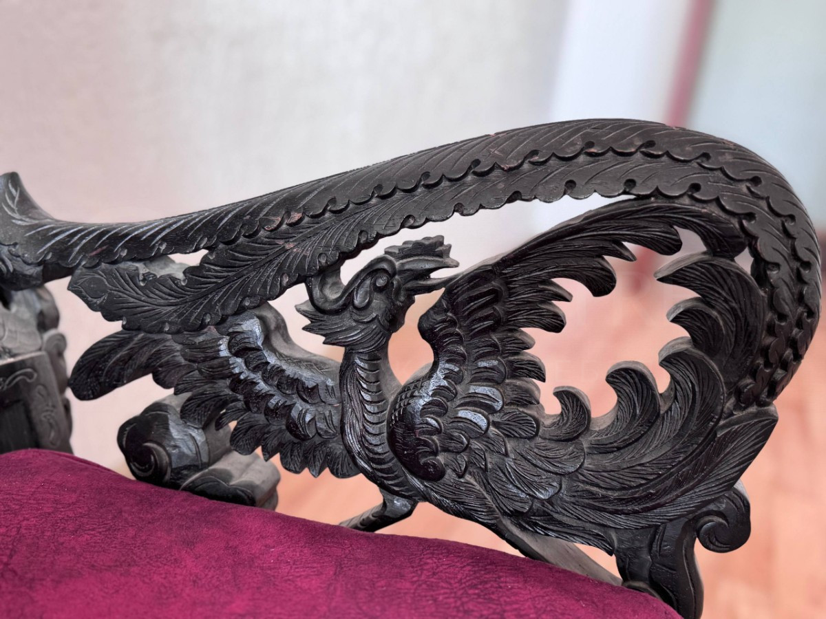 Кресло в англо-индийском стиле 2 штуки