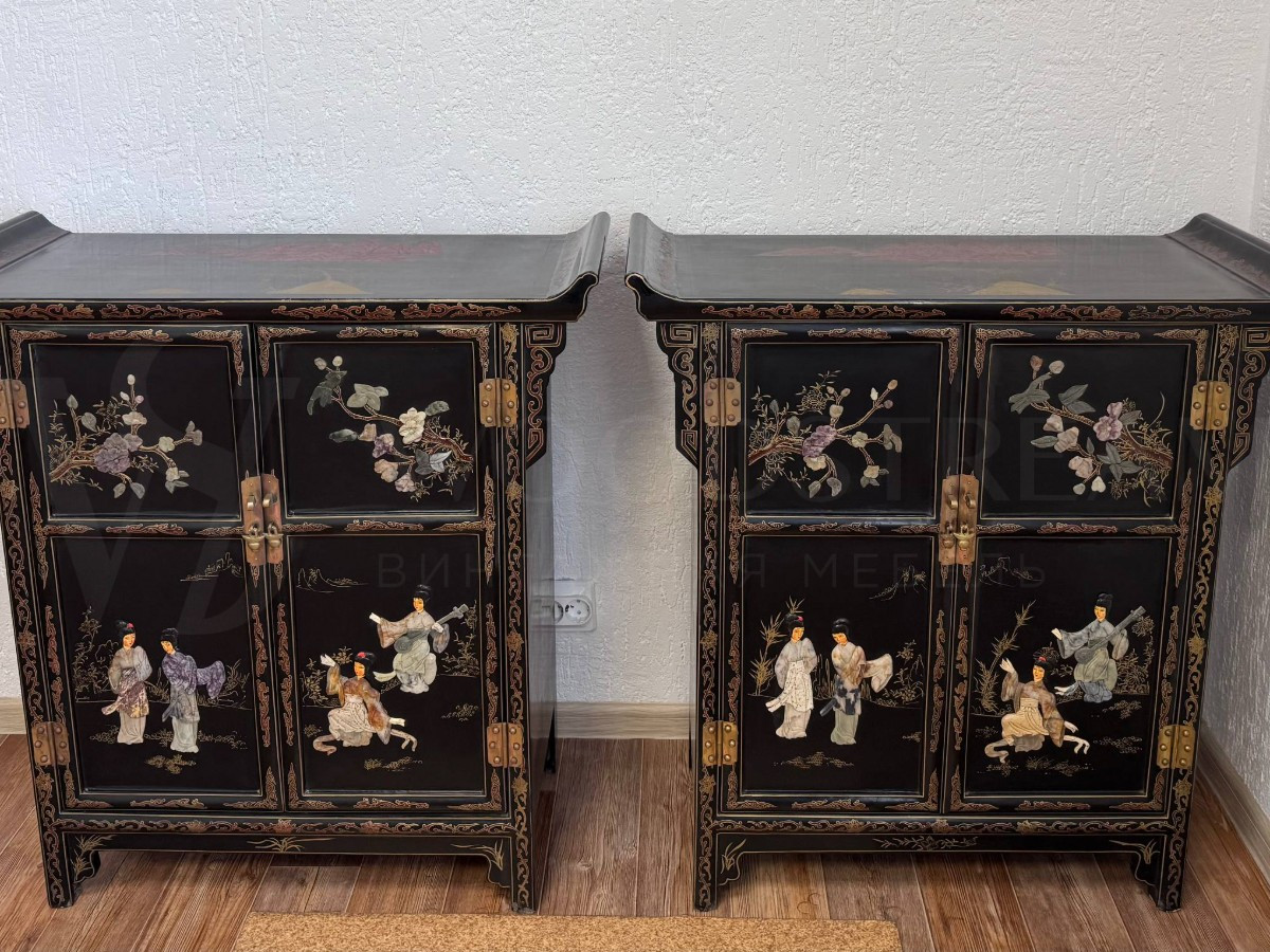 Комод/Тумба в стиле шинуазри 2 штуки