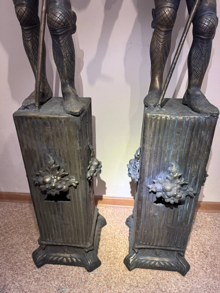 Статуя/Скульптура на постаменте Рыцарь 2 штуки