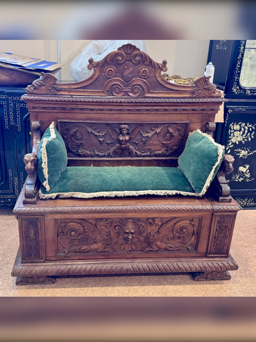 Скамья/Лавка в стиле ренессанс
