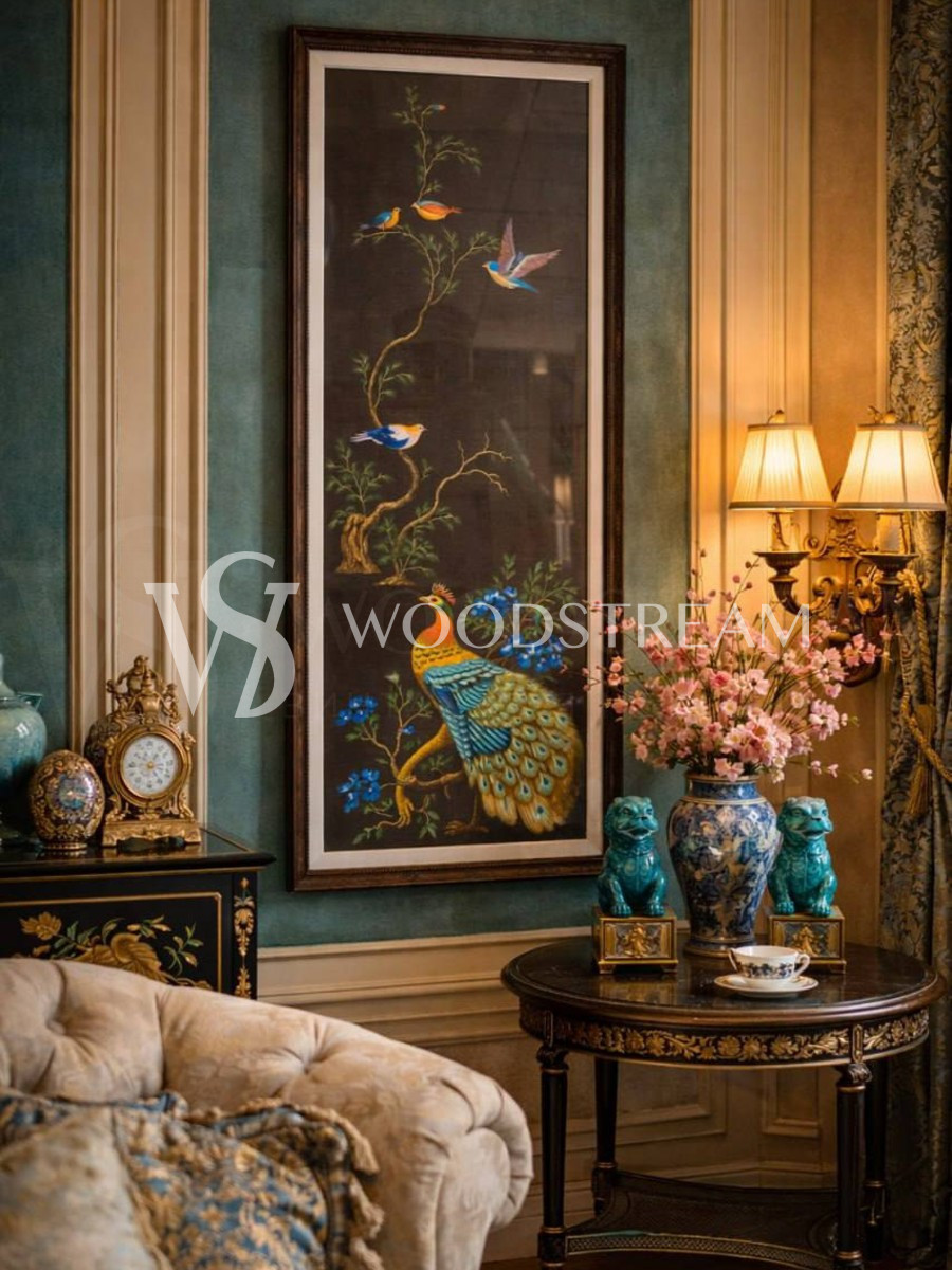 Картина/Панно/Батик в стиле шинуазри