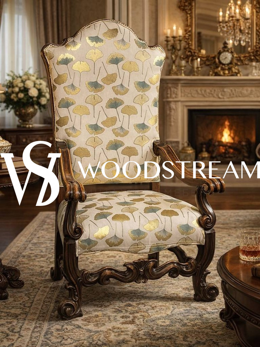 Кресло-трон винтажное