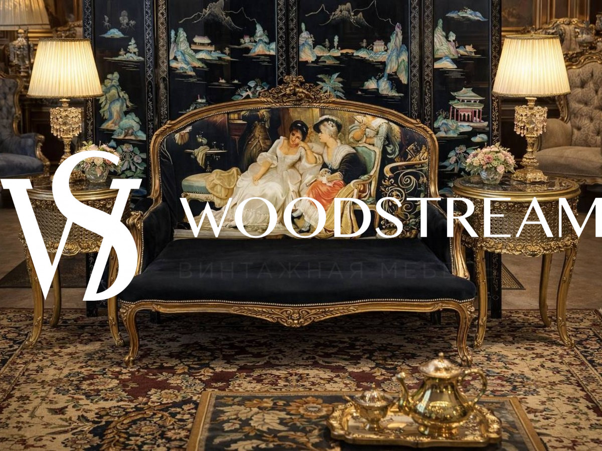 Диван/Софа/Банкетка в стиле Людовика XV