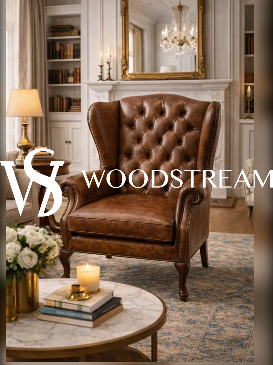 Кресло кабинетное Честерфилд (2 штуки)